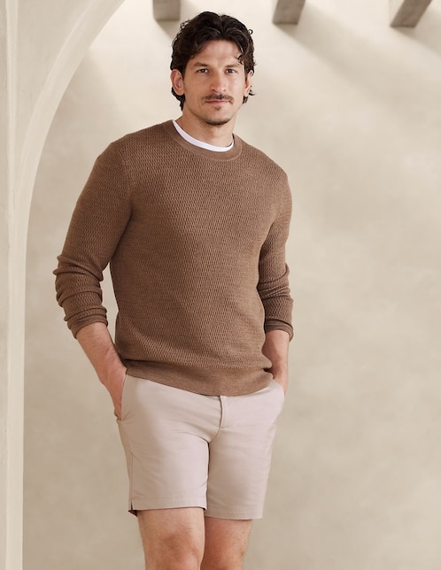 Bermuda de algodón para hombre