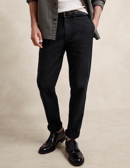 BANANA REPUBLIC Pantalón slim de algodón para hombre