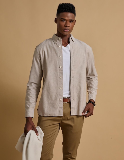 CAMISA BANANA 445469 REGUL, XCH, KHAKI