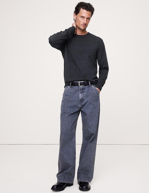 SUETER BANANA 79600, XG, NEGRO INTENSO