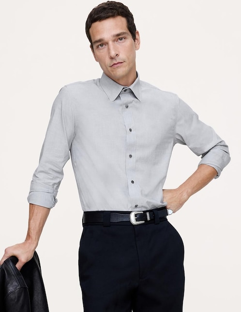 CAMISA BANANA 871242 R, XCH, GRIS