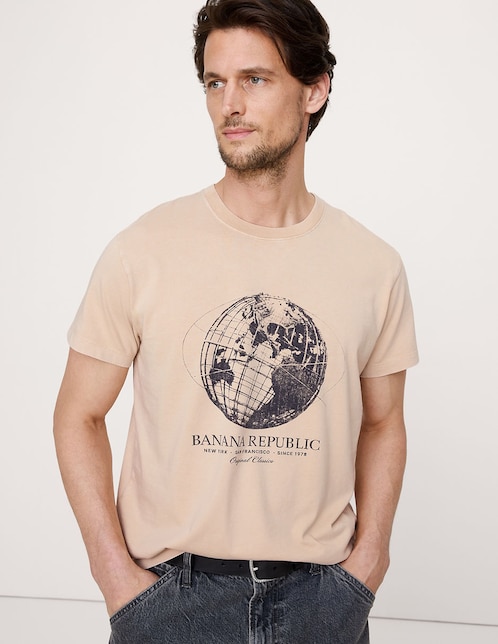 Playera cuello redondo para hombre 1