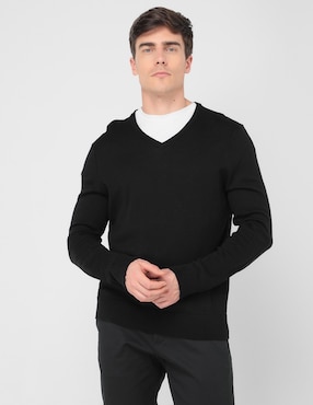 Suéter Cuello V Para Hombre