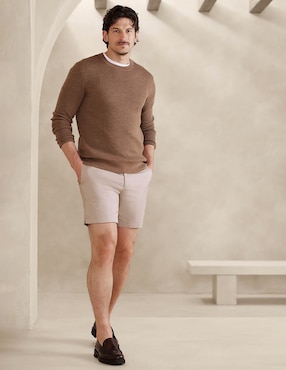 Bermuda de algodón para hombre