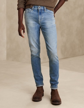 Jeans slim Banana Republic lavado claro para hombre