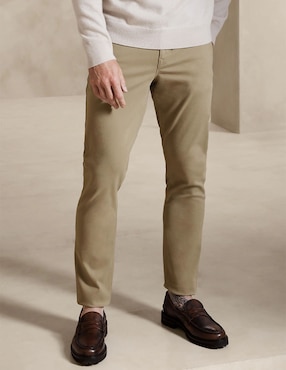 Pantalón Slim De Algodón Para Hombre