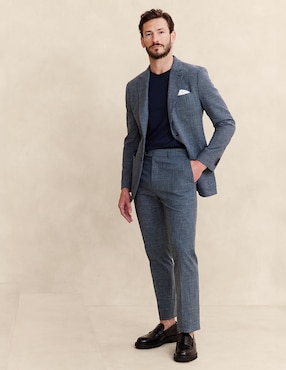 Pantalón slim Banana Republic de algodón para hombre
