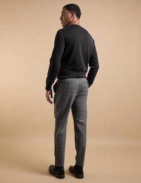 Pantalón business casual chino slim de algodón para hombre