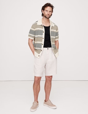 Suéter Banana Republic cuello camisero para hombre
