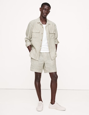 Bermuda Banana Republic de lino para hombre