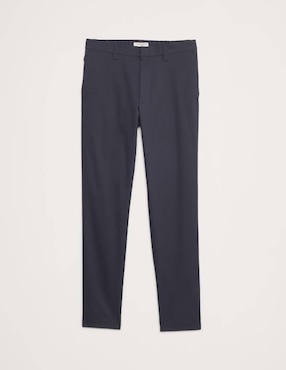 Pantalón chino recto de algodón para hombre