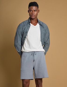 Bermuda de algodón para hombre