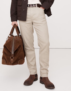 Pantalón slim Banana Republic de algodón para hombre