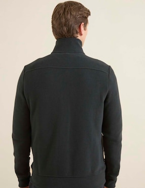 Suéter cuello con cierre para hombre