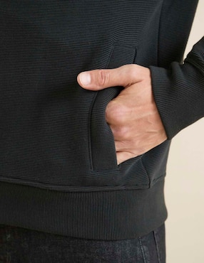Suéter cuello con cierre para hombre