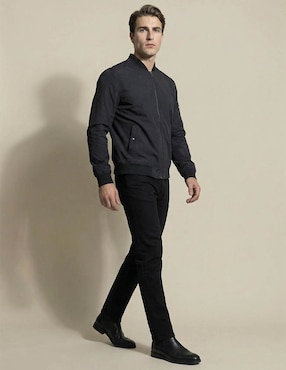Chamarra bomber con bolsillos para hombre