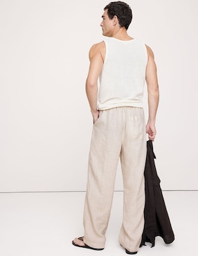Pantalón relaxed baggy de algodón para hombre