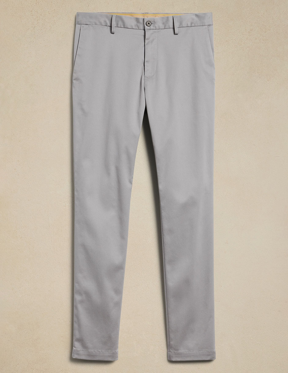 Pantalón chino skinny de algodón para hombre 4