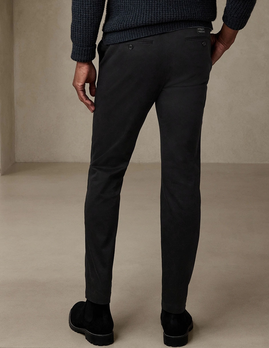 Pantalón chino slim de algodón para hombre 2