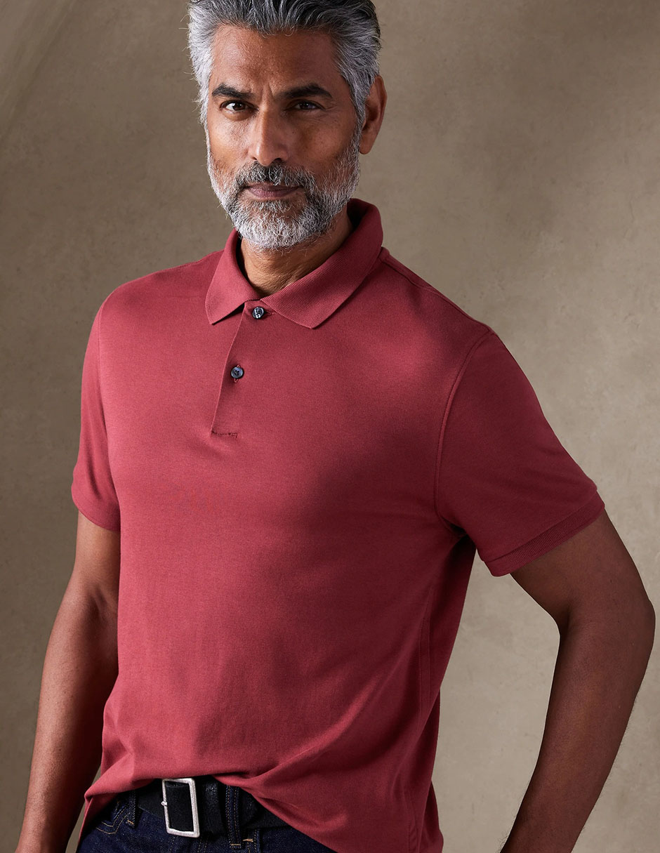 Playera tipo polo para hombre 