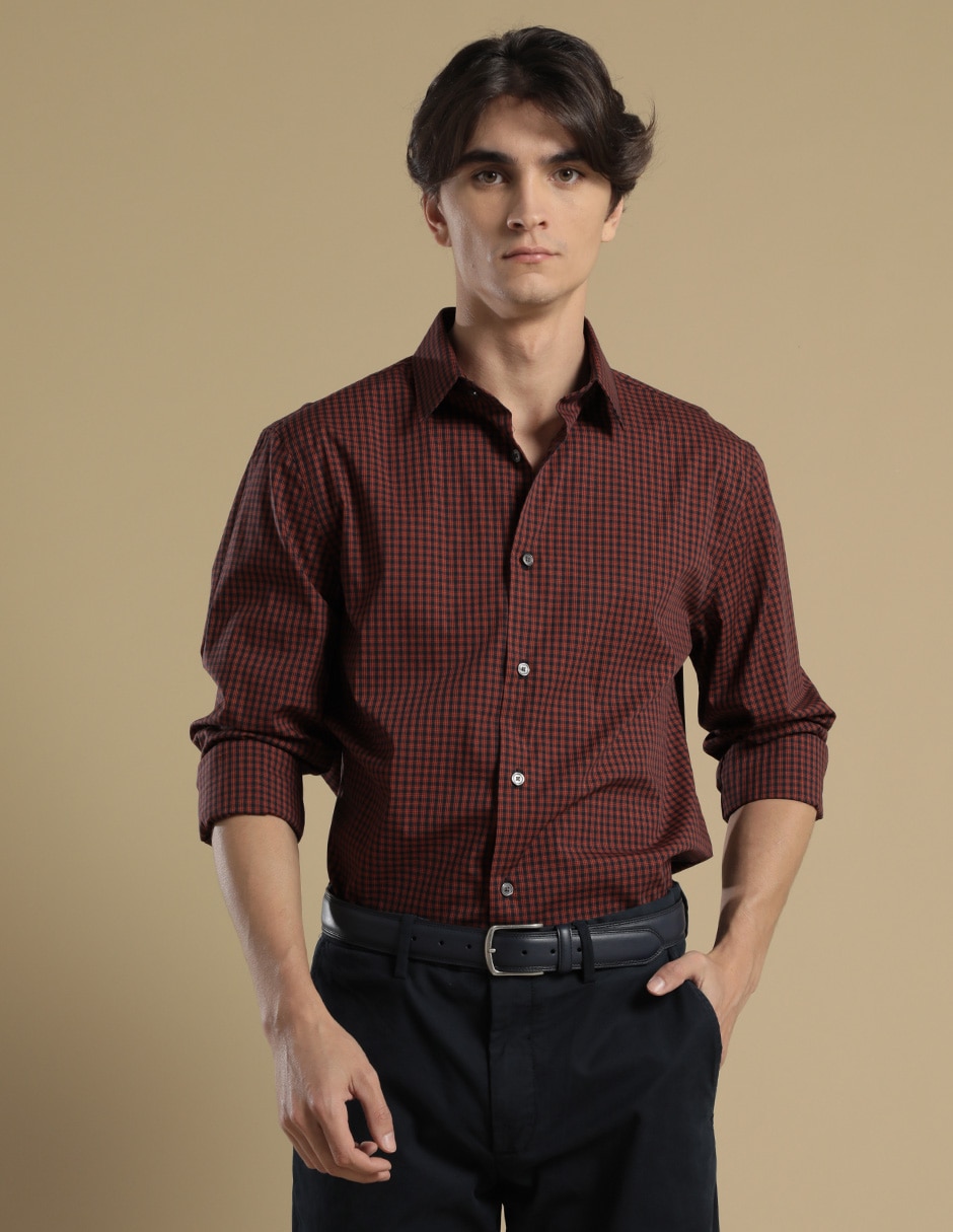 Camisas manga larga casuales para online hombre