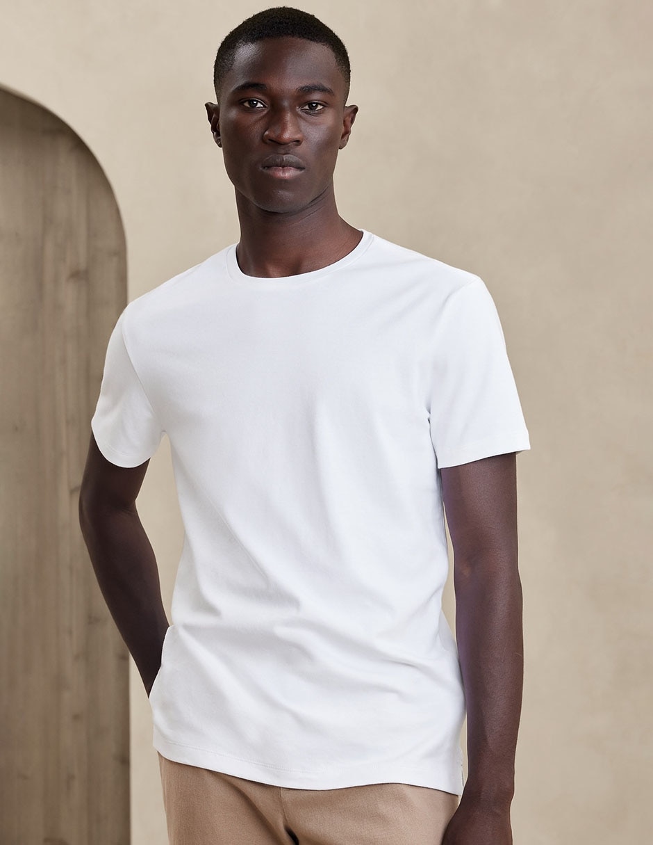 Playera cuello redondo para hombre