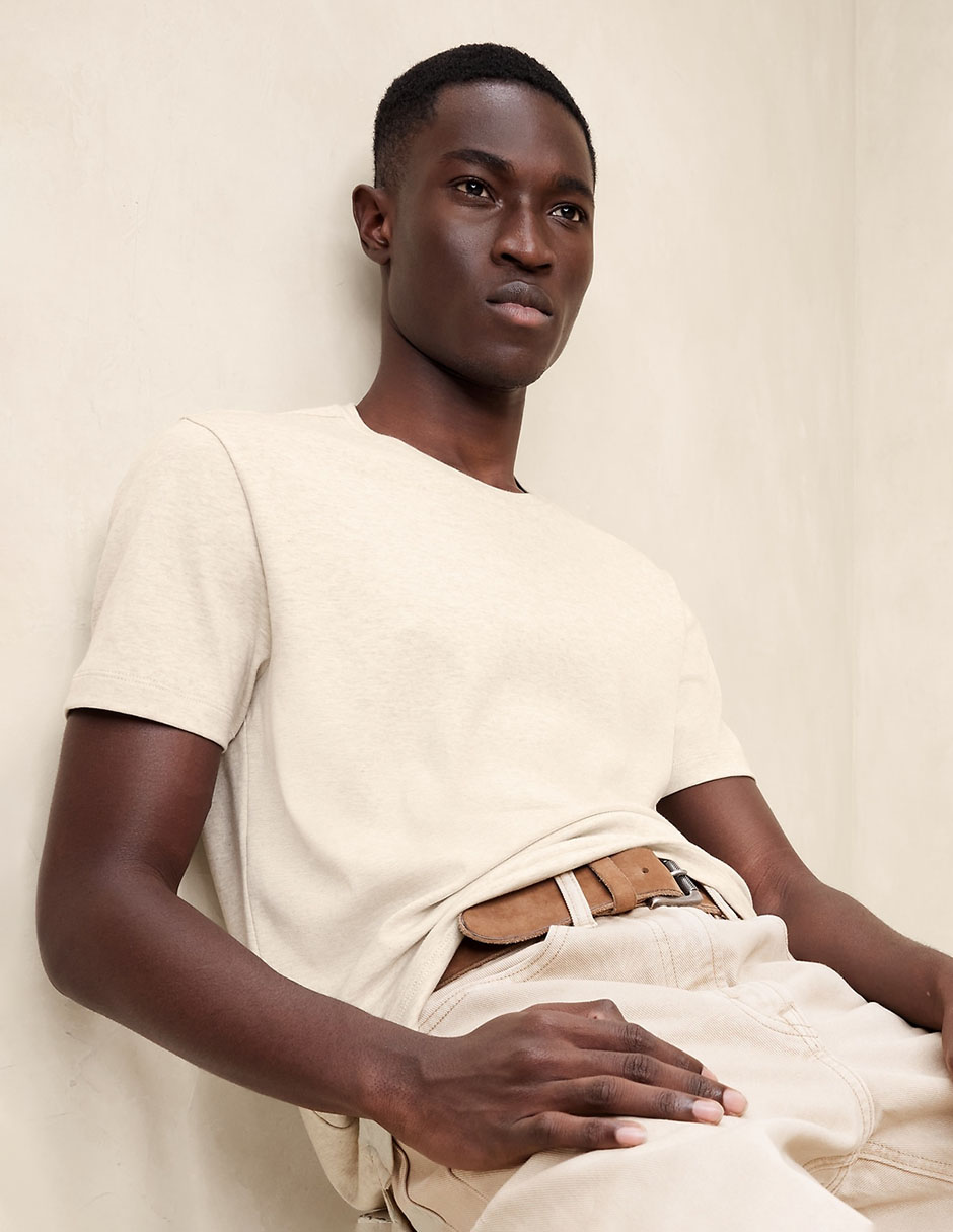 Playera cuello redondo para hombre