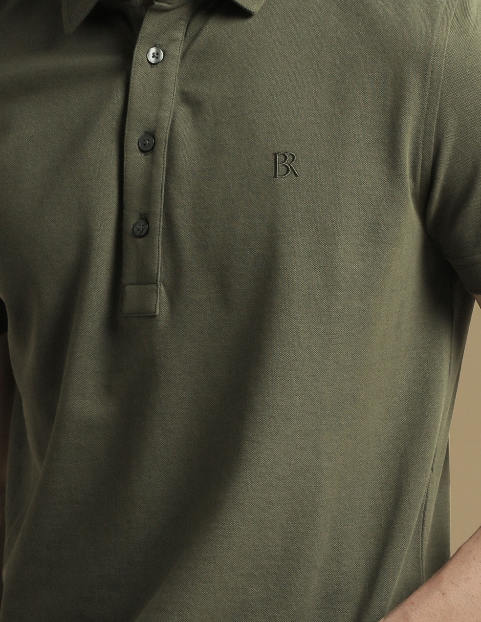 PLAYERA POLO BANANA, XCH, VERDE OLIVO