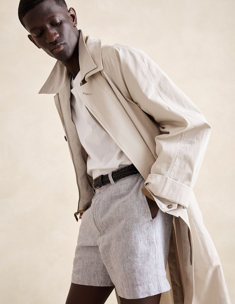 Lino Pantalon De Vestir Con PuÃ±o Camisa Doble PuÃ±o El Corte Ingles