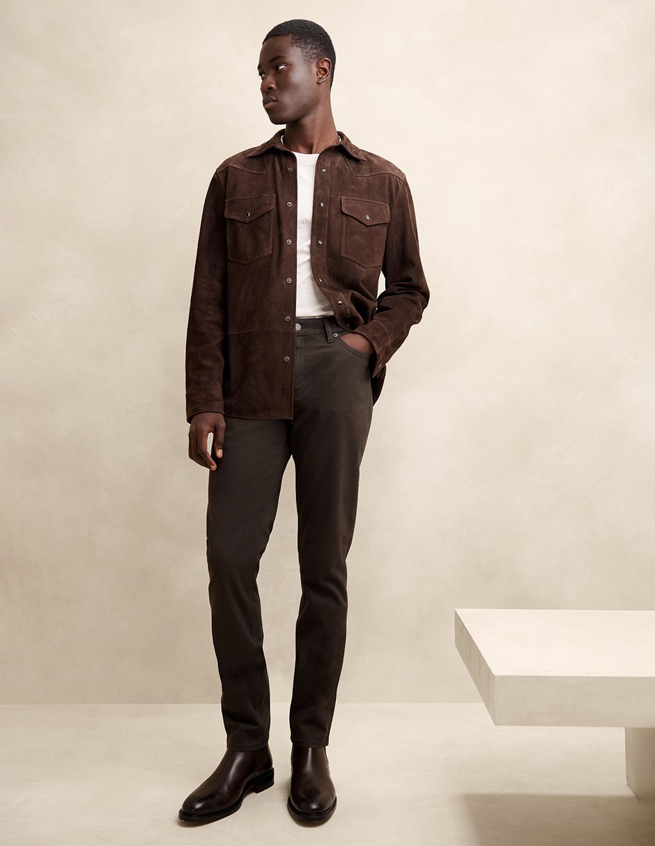 Pantalón Chino Regular Para Hombre 4