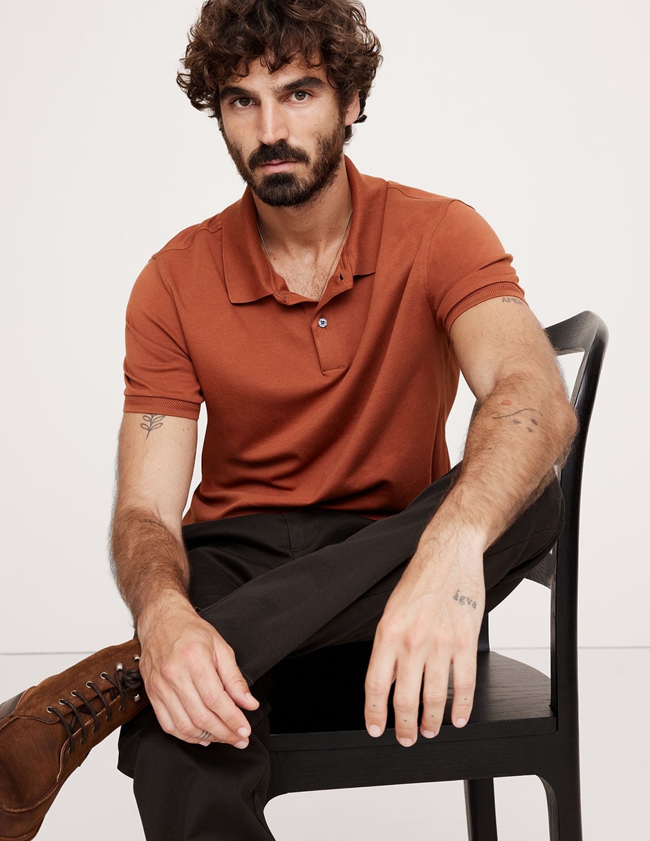 Playera tipo polo para hombre