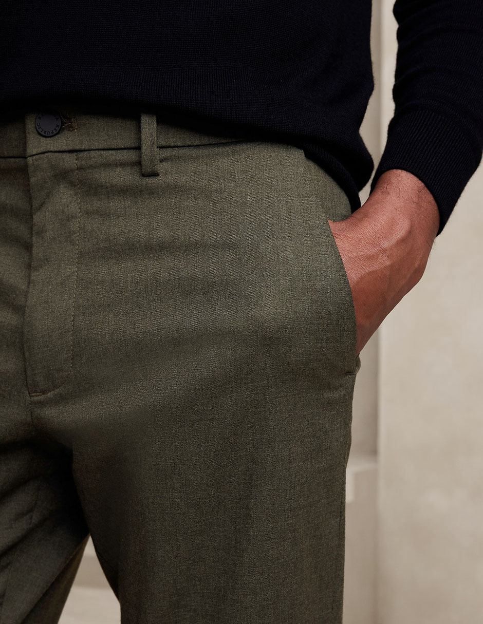 PANTALON BANANA 75, 30-32, VERDE OLIVO