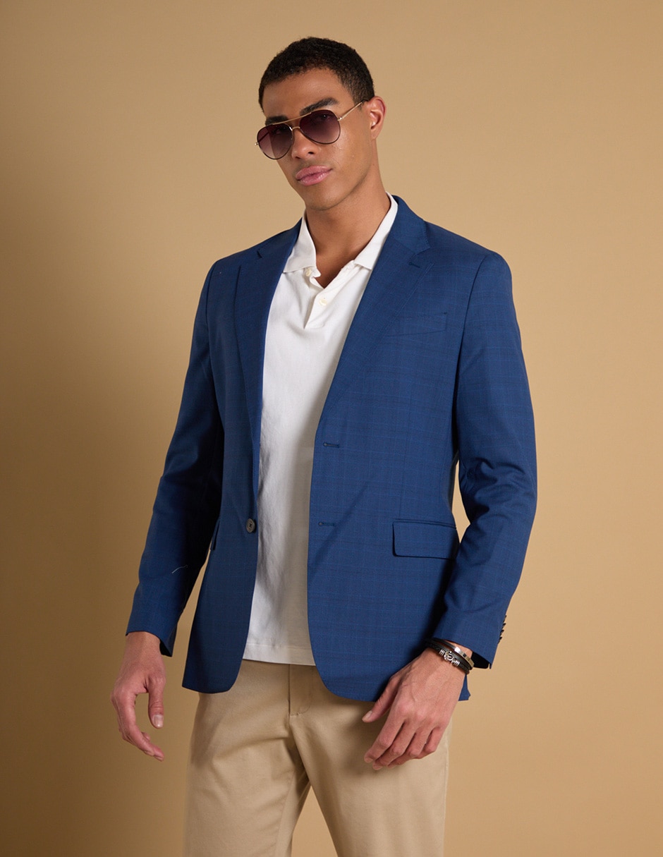 Ropa Casual Abrigos Para Hombre En Coppel Camisa Azul Camisas Wall