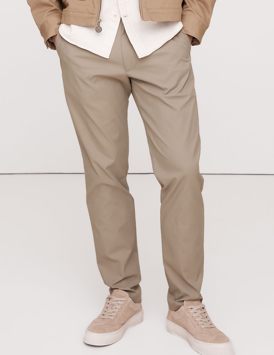 Pantalón Chino Hombre Pantalones Vintage De Algodón Y Lino Para