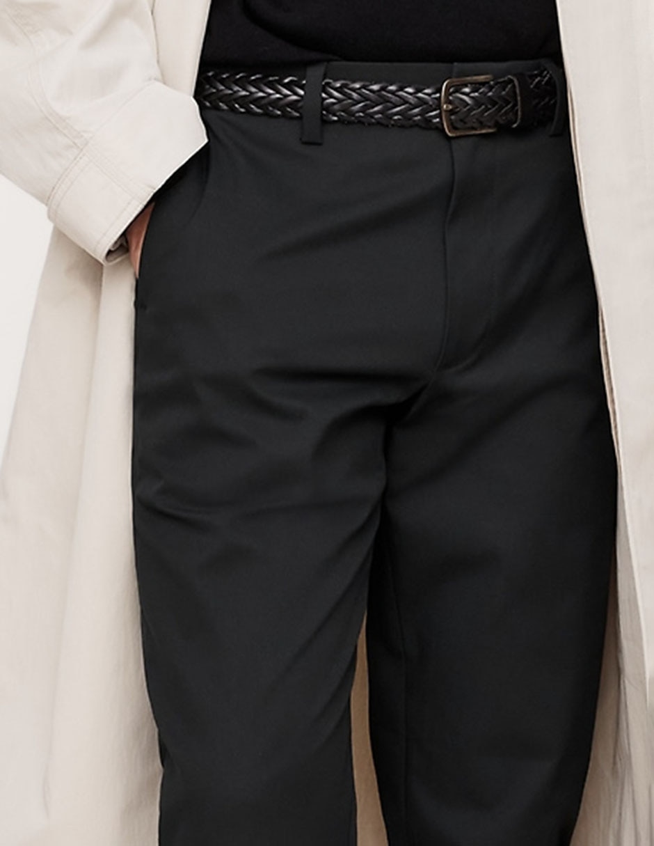 Pantalón chino recto de algodón para hombre 2