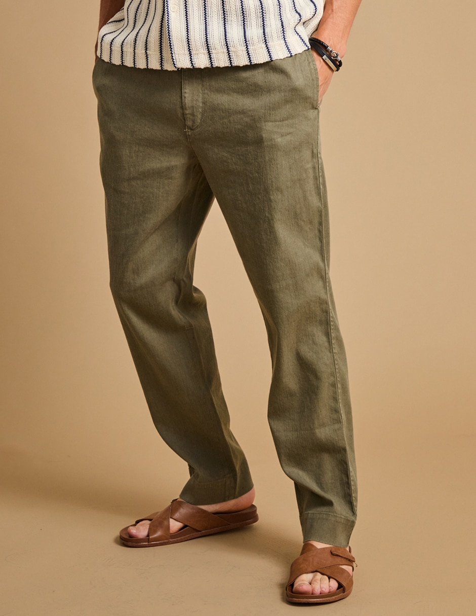 Pantalon Slim Fit PantalÃ³n Banana Republic Hombre Pantalón