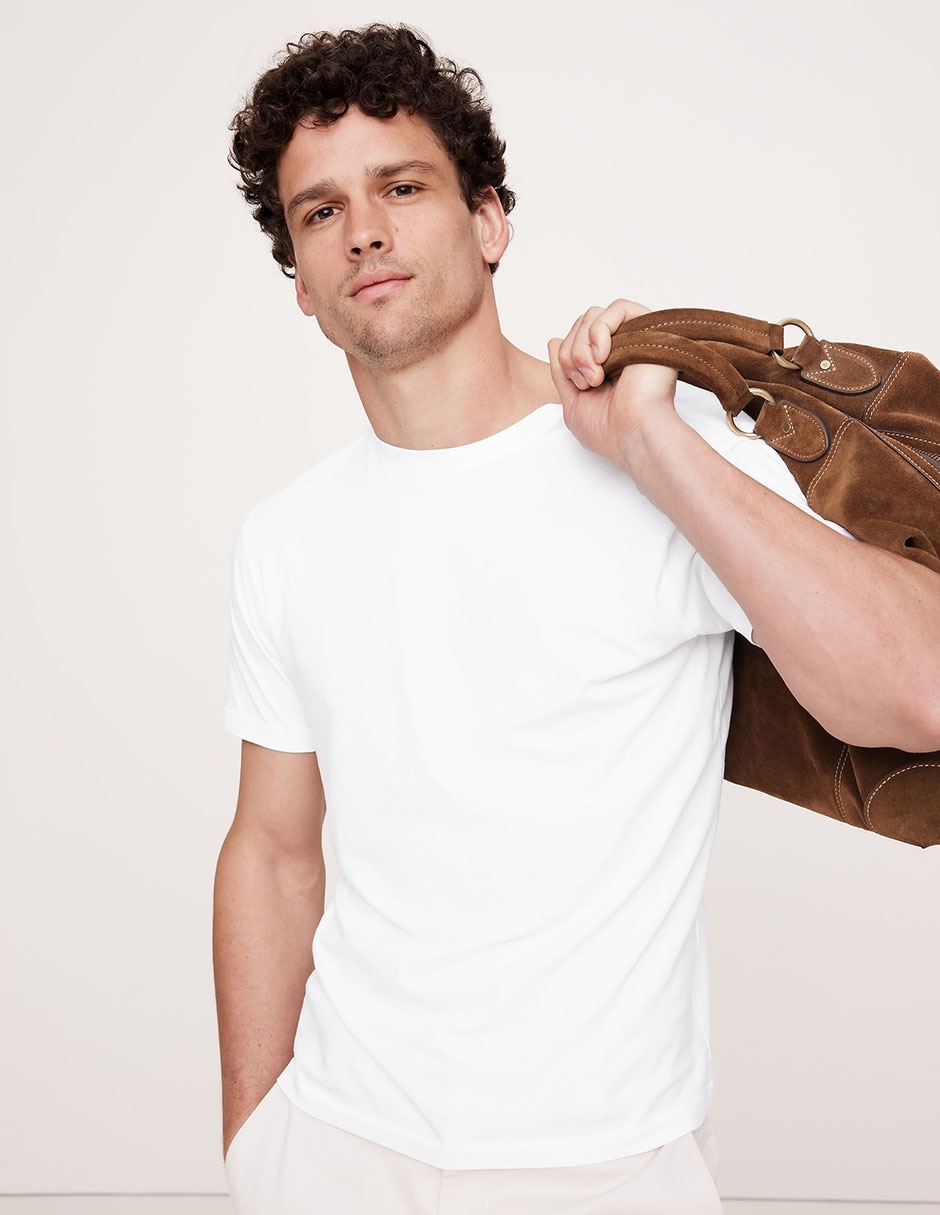 Playera cuello redondo para hombre