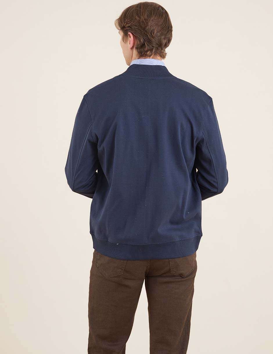 Chamarra bomber con bolsillos para hombre 2