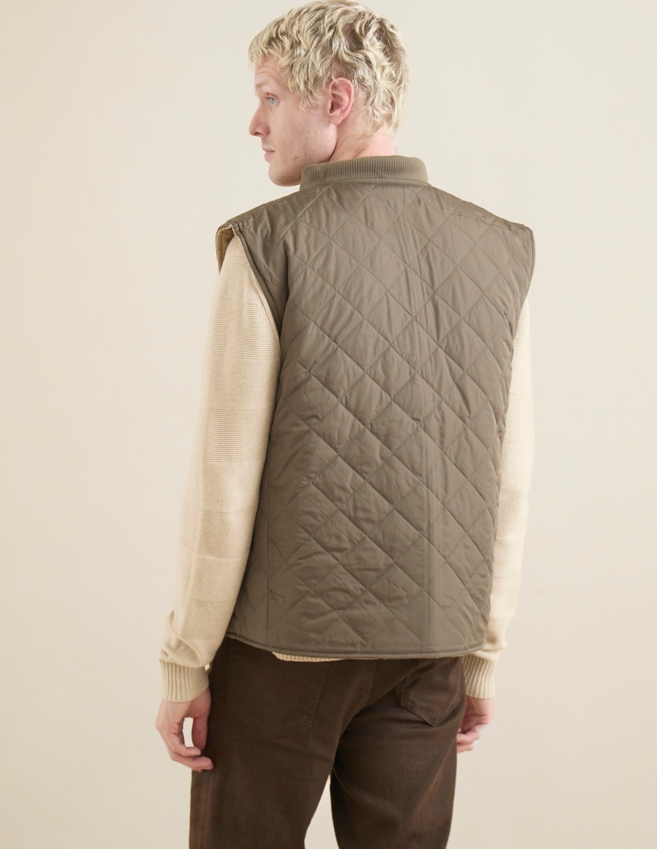 Chaleco gamuza reversible para hombre 2