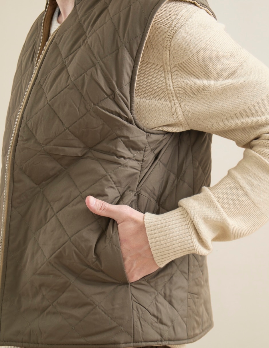 Chaleco gamuza reversible para hombre 4
