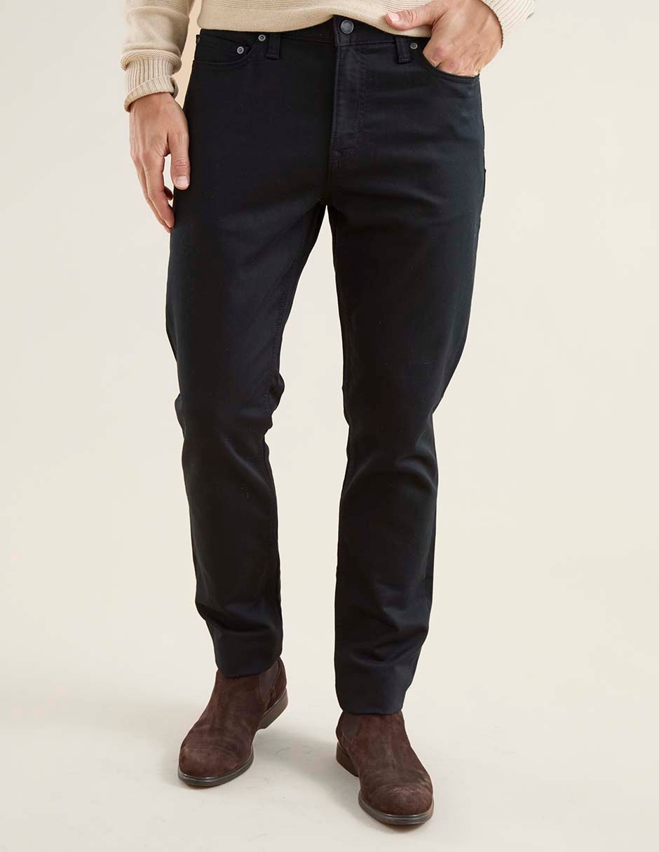 Pantalón business casual slim de algodón para hombre