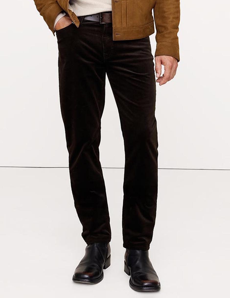 Pantalón slim de algodón para hombre 1
