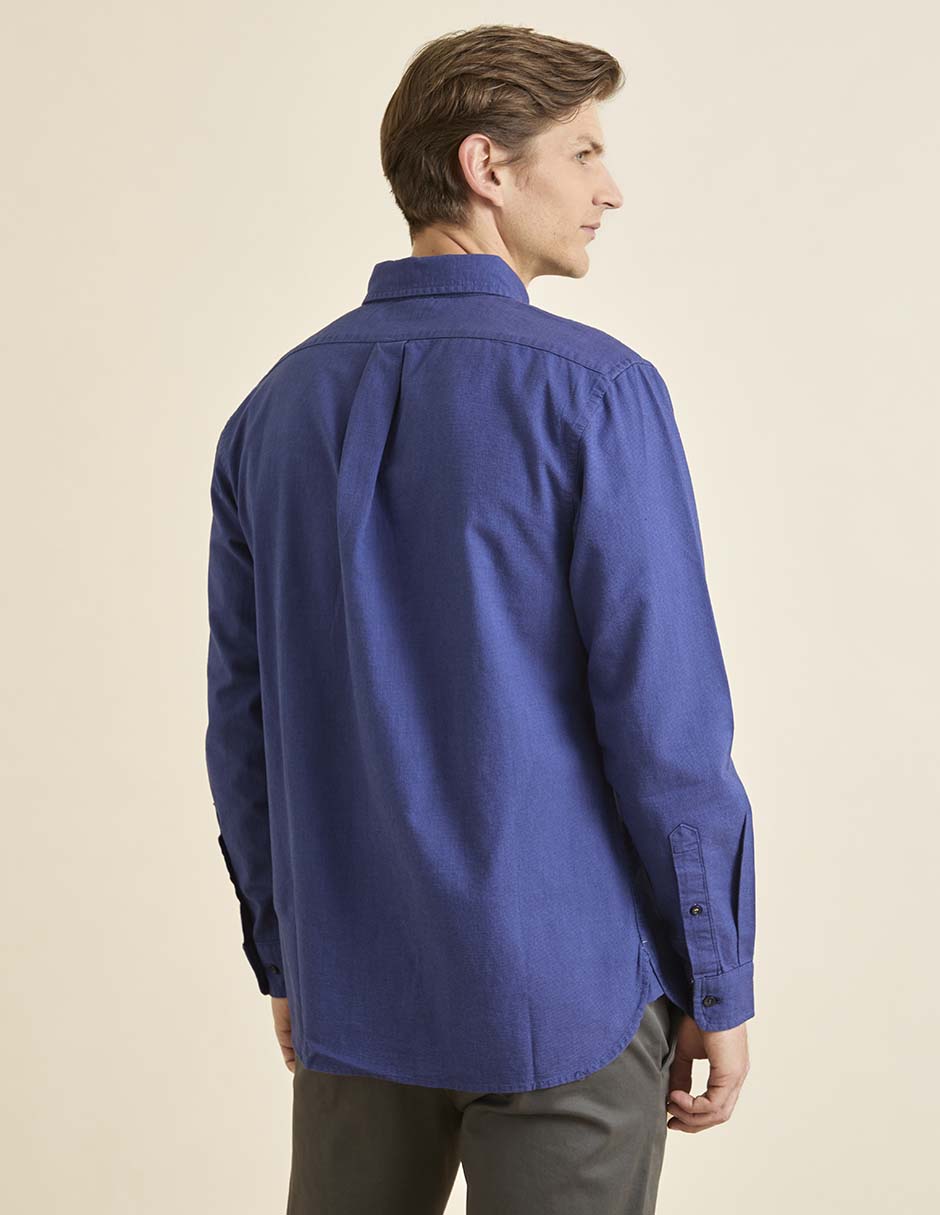 CAMISA BANANA 445469, XCH, AZUL MEDIO