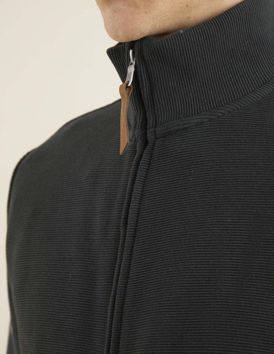 Suéter cuello con cierre para hombre 4