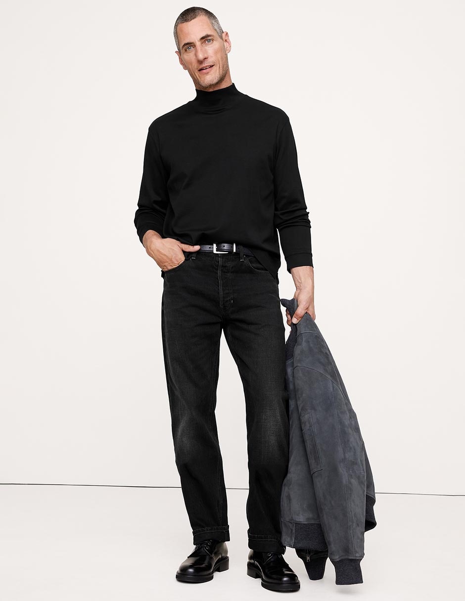 Suéter cuello alto para hombre Suéter cuello alto para hombre