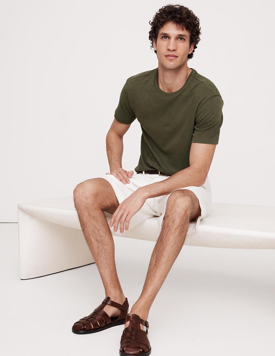 Playera cuello redondo para hombre