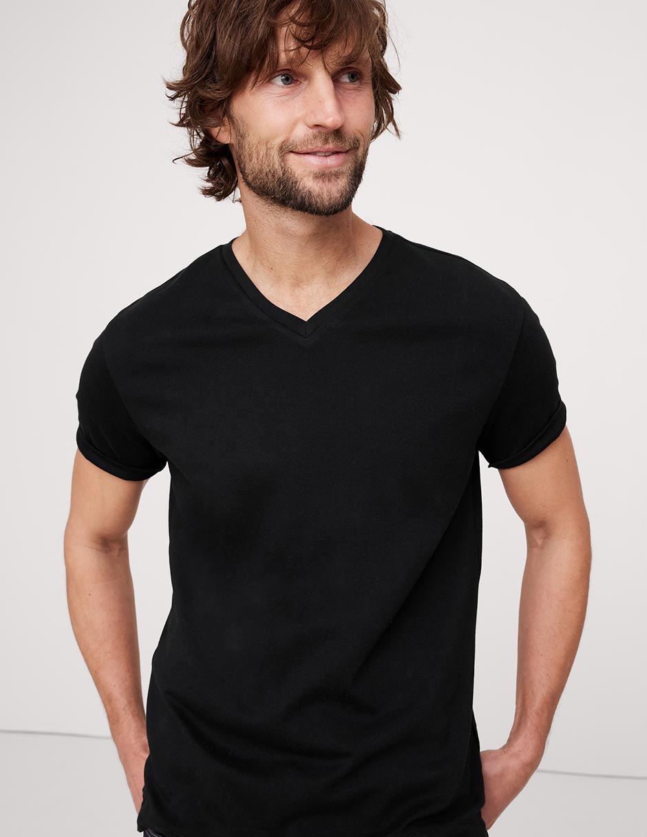 Playera cuello v para hombre Playera cuello v para hombre