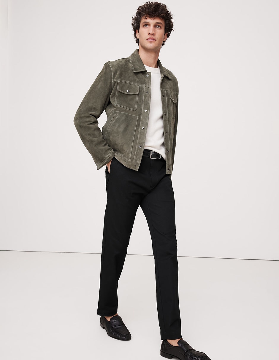 Pantalón de vestir regular para hombre