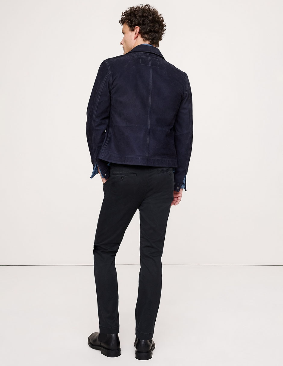 Pantalón chino slim de algodón para hombre 8