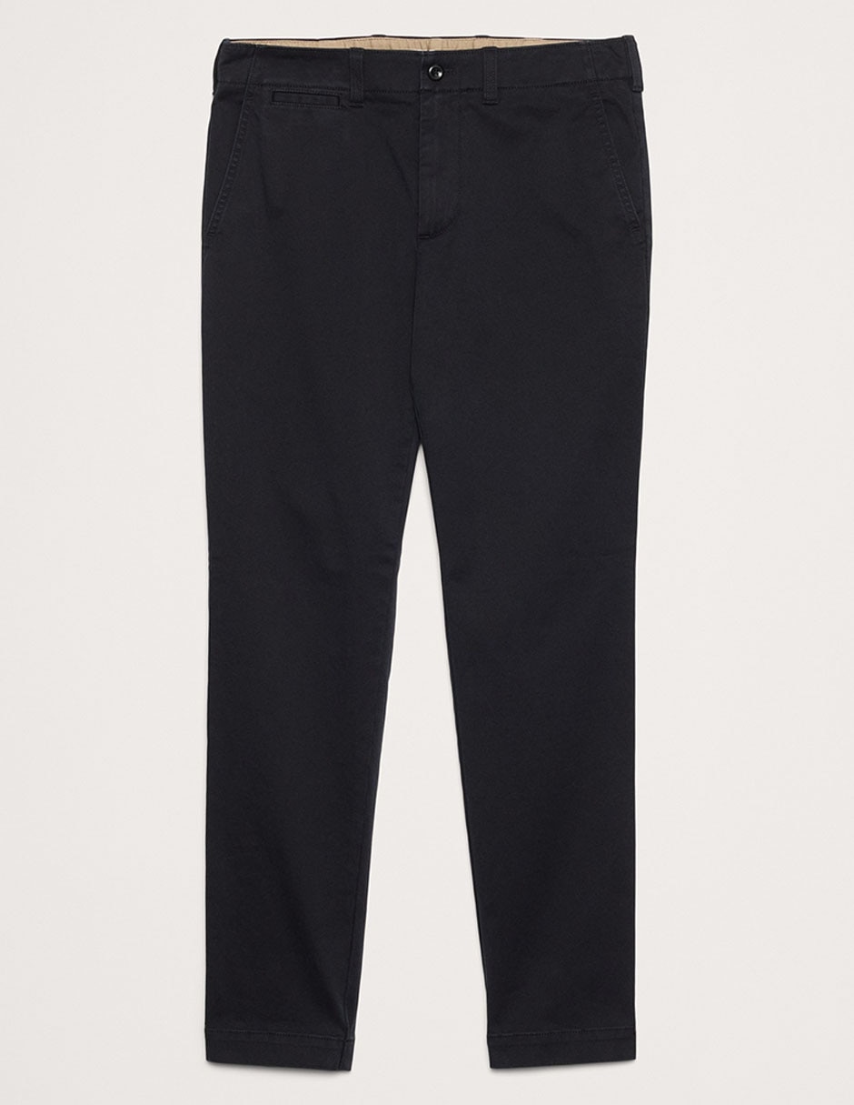 Pantalón chino slim de algodón para hombre 10